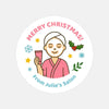 Personalised Christmas Stickers for Beauty Salons & Spas - Sticksy Prints Australia
