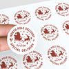 Personalised Christmas Stickers North Pole Special Delivery Name Labels