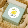 Personalised Cute Lemon Welcome Baby Stickers – Watercolour Citrus Gender-Neutral Favour Labels - Sticksy Prints Australia