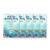 Personalised Deep Sea Birthday Party Invitations Printed - Sticksy Prints Australia