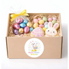 Personalised Easter Bunny Drum Stickers | Musical Easter Stickers for Kids | Custom Name Labels - Sticksy Prints Australia