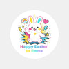 Personalised Easter Bunny Stickers | Custom Easter Gift & Treat Bag Labels | Kids Easter Stickers - Sticksy Prints Australia