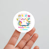 Personalised Easter Bunny Stickers | Custom Easter Gift & Treat Bag Labels | Kids Easter Stickers