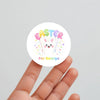 Personalised Easter Stickers – Bunny Balloon Easter Design - Sticksy Prints Australia