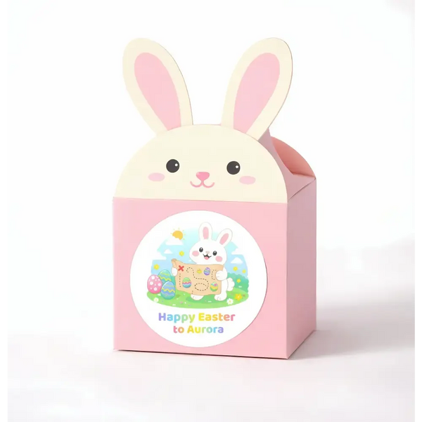 Personalised Easter Stickers – Easter Bunny Egg Hunt Map Design - Sticksy Prints Australia