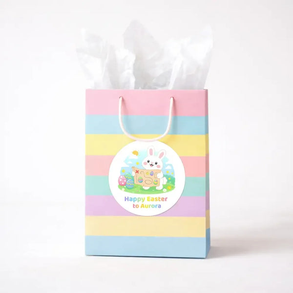 Personalised Easter Stickers – Easter Bunny Egg Hunt Map Design - Sticksy Prints Australia