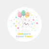 Personalised Easter Treat Stickers – Custom Bunny Labels for Kids - Sticksy Prints Australia