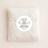 Personalised Elephant Baby Shower Stickers – Safari Welcome Baby Favour Labels - Sticksy Prints Australia