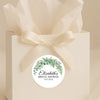 Personalised Eucalyptus Bridal Shower Stickers – Custom Greenery Favour Labels – Watercolour Botanical Stickers