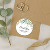 Personalised Eucalyptus Wedding Thank You Stickers | Greenery Favour Labels - Sticksy Prints Australia