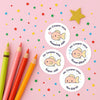 Personalised Fish Teacher Reward Stickers – Custom Name Classroom Praise Stickers - Sticksy Prints Australia