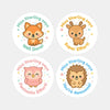 Personalised Forest Animal Teacher Reward Stickers - Sticksy Prints Australia