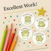 Personalised Frog Teacher Reward Stickers – Cute Classroom Praise Labels - Sticksy Prints Australia