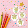 Personalised Frog Teacher Reward Stickers – Cute Classroom Praise Labels
