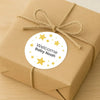 Personalised Golden Stars Welcome Baby Stickers – Celestial Gender-Neutral Favour Labels - Sticksy Prints Australia
