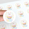 Personalised Happy Easter Stickers – Bunny Egg Pop Easter Labels for Kids - Sticksy Prints Australia