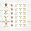 Personalised Hatching Baby Animals Teacher Reward Stickers Labels - Sticksy Prints Australia