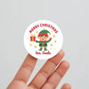 Personalised Kids Christmas Sticker Labels Elf Elves Stars Merry Christmas - Sticksy Prints Australia