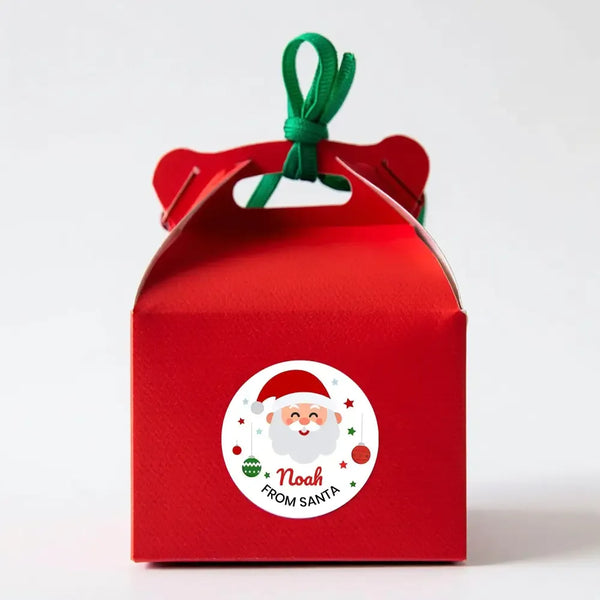 Personalised Kids Christmas Sticker Labels From Santa - Sticksy Prints Australia