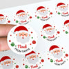 Personalised Kids Christmas Sticker Labels From Santa