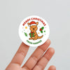 Personalised Kids Christmas Sticker Labels – Kangaroo - Sticksy Prints Australia