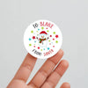 Personalised Kids Christmas Sticker Labels Snowman From Santa - Sticksy Prints Australia