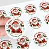 Personalised Kids Merry Christmas Sticker Labels Santa Love
