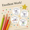 Personalised Koala Teacher Reward Stickers Labels Kids - Sticksy Prints Australia
