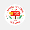 Personalised “Letters to Santa” Christmas Stickers Custom Name Gift Labels - Sticksy Prints Australia