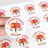 Personalised “Letters to Santa” Christmas Stickers Custom Name Gift Labels - Sticksy Prints Australia