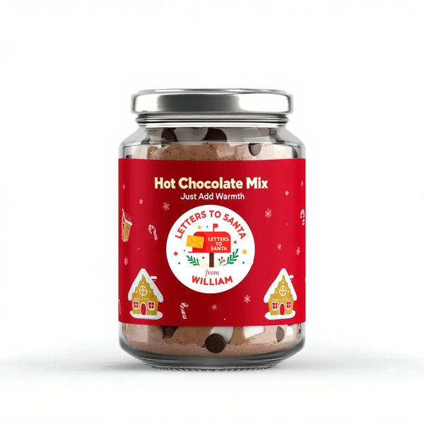 Personalised “Letters to Santa” Christmas Stickers Custom Name Gift Labels - Sticksy Prints Australia