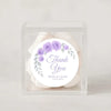 Personalised Lilac Rose Arch Wedding Thank You Stickers – Custom Floral Favour Labels - Sticksy Prints Australia