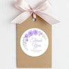 Personalised Lilac Rose Arch Wedding Thank You Stickers – Custom Floral Favour Labels - Sticksy Prints Australia