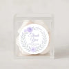 Personalised Lilac Rose & Lavender Wedding Thank You Stickers – Custom Floral Favour Labels - Sticksy Prints Australia