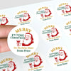 Personalised Merry F*ing Christmas Stickers Labels - Sticksy Prints Australia