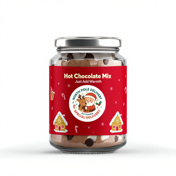 Personalised North Pole Delivery Sticker Labels – Santa & Reindeer