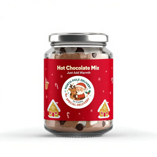 Personalised North Pole Delivery Sticker Labels – Santa & Reindeer - Sticksy Prints Australia