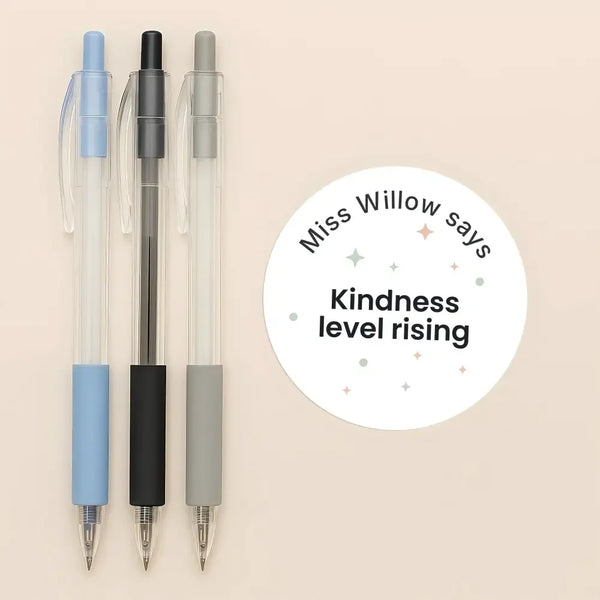 Personalised Pastel Confetti Kindness Stickers – Funny Teen Behaviour Reward Stickers - Sticksy Prints Australia