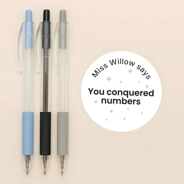 Personalised Pastel Confetti Maths Stickers – Funny Teen Maths Reward Stickers - Sticksy Prints Australia