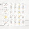 Personalised Pastel Rainbow & Star Teacher Reward Stickers – Custom Name Classroom Praise Labels