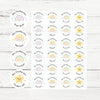 Personalised Pastel Rainbow & Star Teacher Reward Stickers – Custom Name Classroom Labels - Sticksy Prints Australia