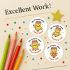 Personalised Pencil Teacher Reward Stickers – Custom Name Classroom Praise Stickers - Sticksy Prints Australia