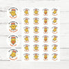 Personalised Pencil Teacher Reward Stickers – Custom Name Classroom Praise Stickers - Sticksy Prints Australia