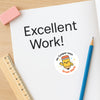 Personalised Pencil Teacher Reward Stickers – Custom Name Classroom Praise Stickers
