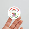 Personalised Polar Bear Christmas Stickers – Gift Label - Sticksy Prints Australia