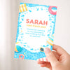 Personalised Pool Party Thank You Cards | Kids Birthday Thank You | Swimming Party Thank You Card