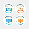 Personalised Reading Reward Stickers for Teachers – Book Literacy Stickers - Sticksy Prints Australia