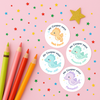 Personalised Seahorse Teacher Reward Stickers – Cute Classroom Praise Labels