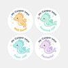Personalised Seahorse Teacher Reward Stickers – Cute Classroom Praise Labels - Sticksy Prints Australia