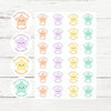 Personalised Star Teacher Reward Stickers - Sticksy Prints Australia